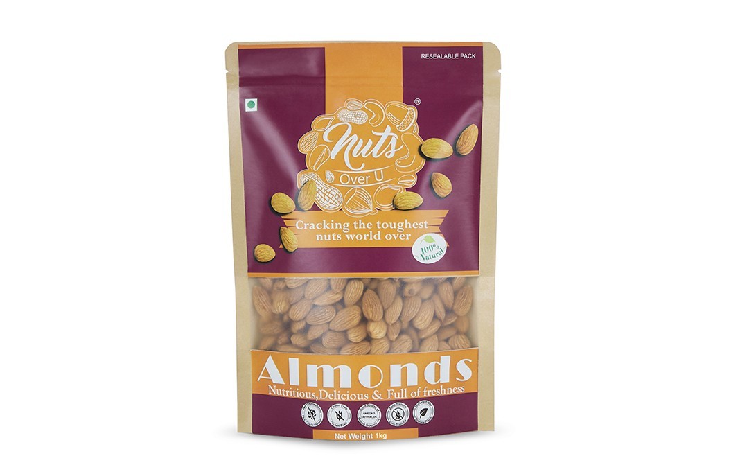 Nuts Over U Almonds    Pack  1 kilogram